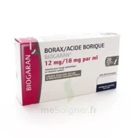 Borax/acide Borique Biogaran 12 Mg/18 Mg/ml, Solution Pour Lavage Ophtalmique En Récipient Unidose à TOULOUSE